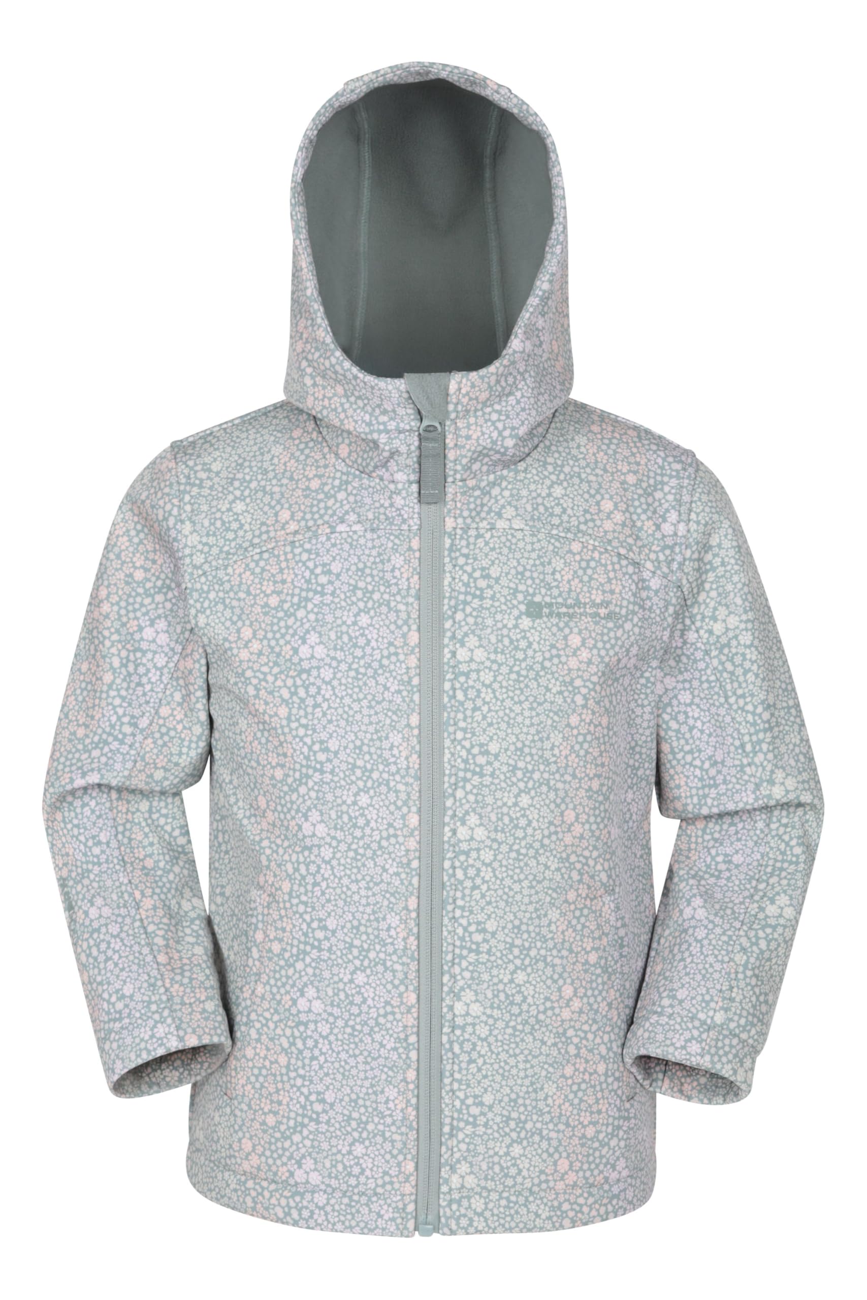 Mountain Warehouse Exodus Kids Softshell Jacket - Breathable, Wind & Water Resistant, Fleece Lined Coat, For Boys & Girls - Best For Sping Summer & Hiking — view 40