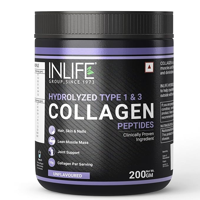 INLIFE Japanese Hydrolyzed Collagen Peptides Powder INLIFE Japanese Hydrolyzed Collagen Peptides Powder