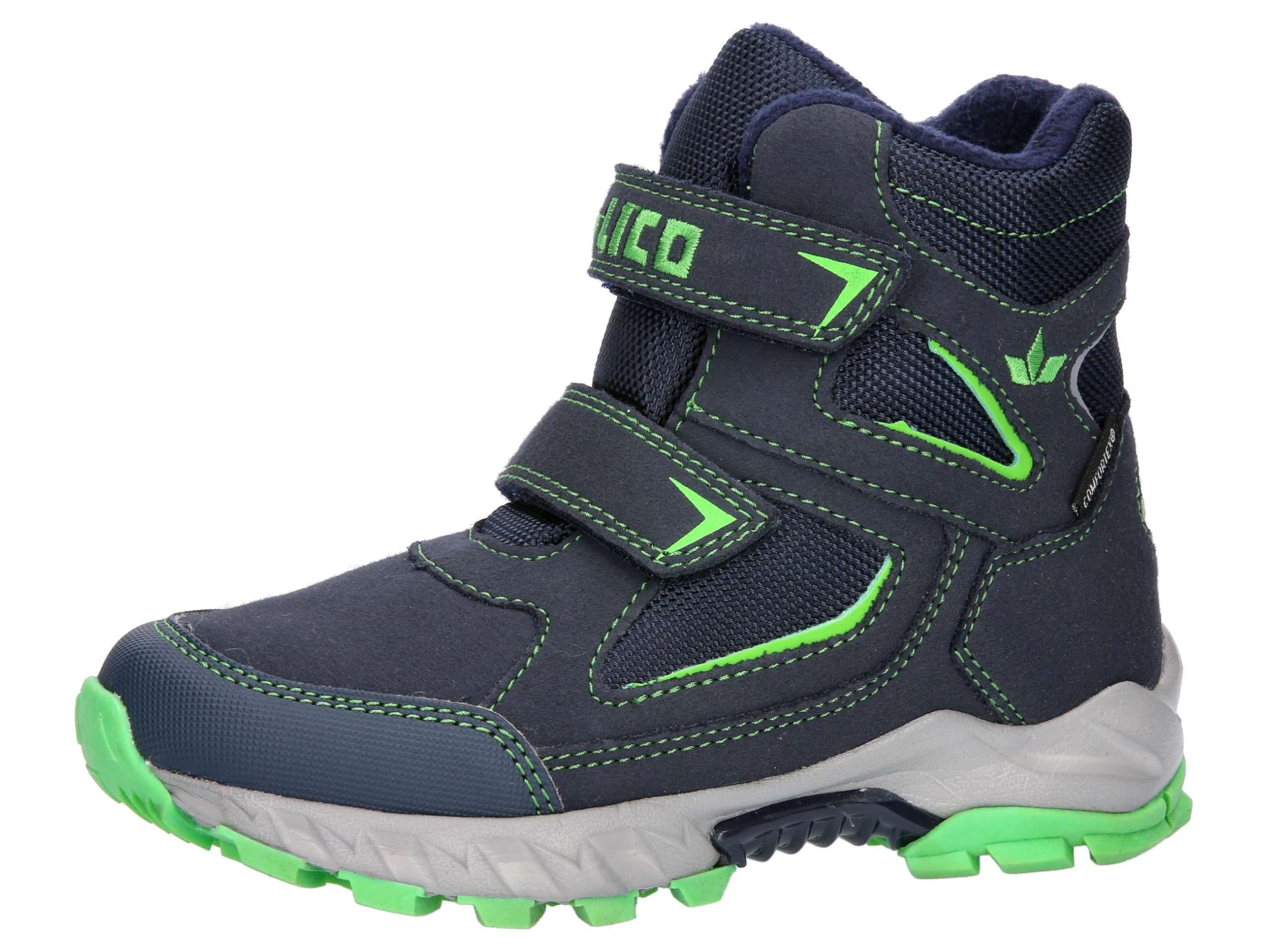 Lico Mauno V, Boys’ Snow Boot, marine/grün,