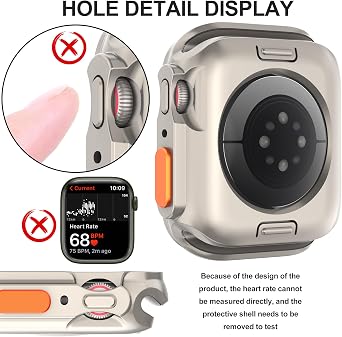 Diruite 2-Pack Case for Apple Watch SE 3/2/1 /Series 6 5 4 44mm/Series 9/8/7 45mm Protector,Ultra Thin Soft TPU Shockproof Cases for iWatch 44mm/45mm Hollow Out Cover[Without Screen]