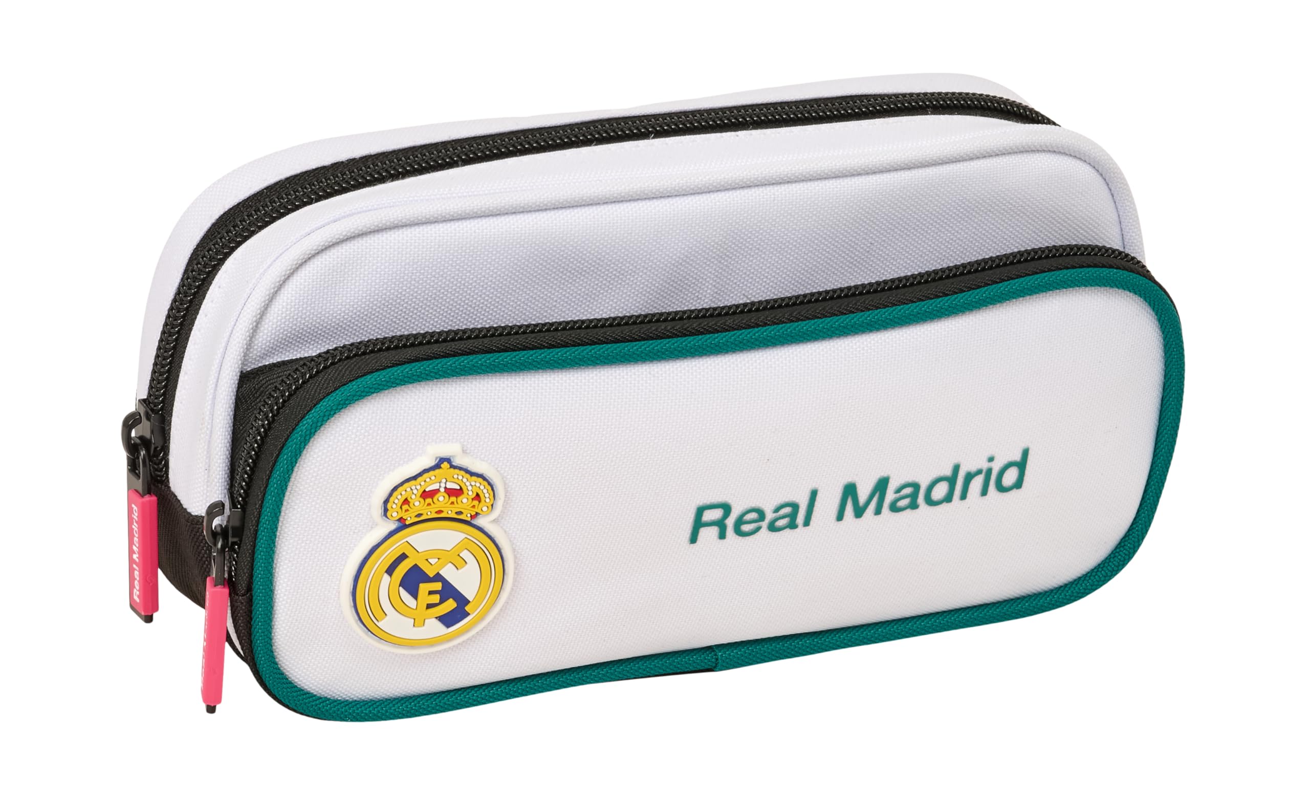 Real Madrid EQUIPACIÓN 26/27 – Pencil Case with Pocket, Children's Pencil Case, Child, Ideal for Children of School Age, Comfortable and Versatile, Quality and Resistance, 21 x 6 x 10.5 cm