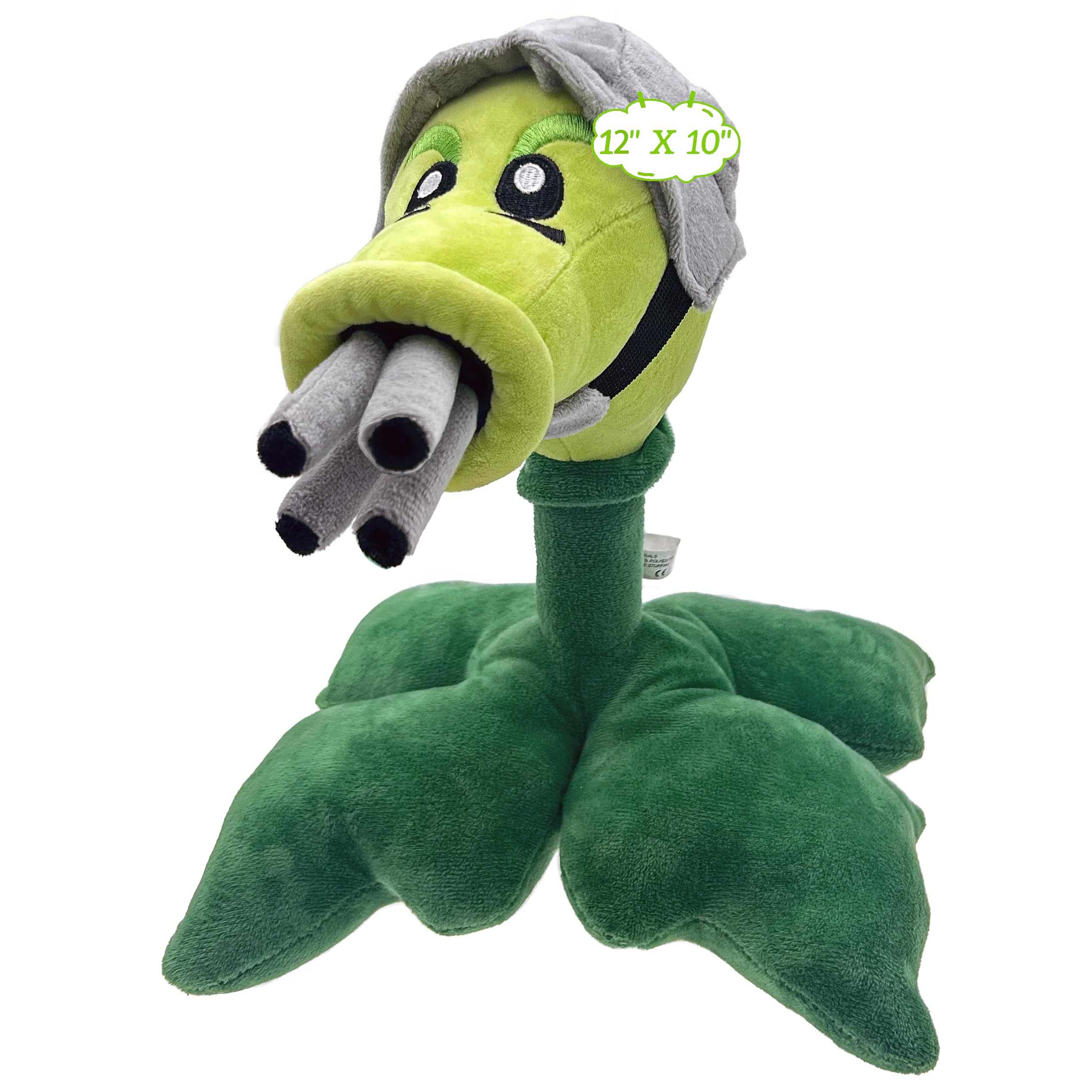 ENOMIN Cute Plant Plush Toy - Peashooter from PVZ, Ideal for Kids & PVZ Fans, for Halloween & Christmas