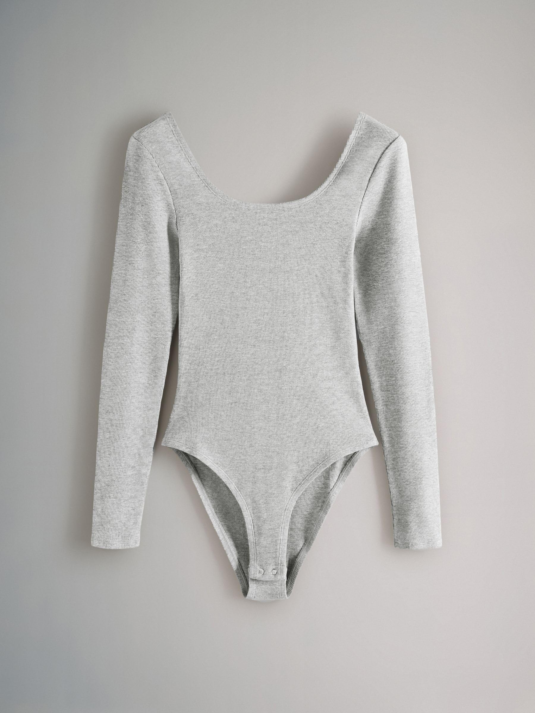 THE SET Donne Confezione da 3 body a coste con scollo rotondo | Standard, Realizzati in morbido tessuto a coste, Pull-On