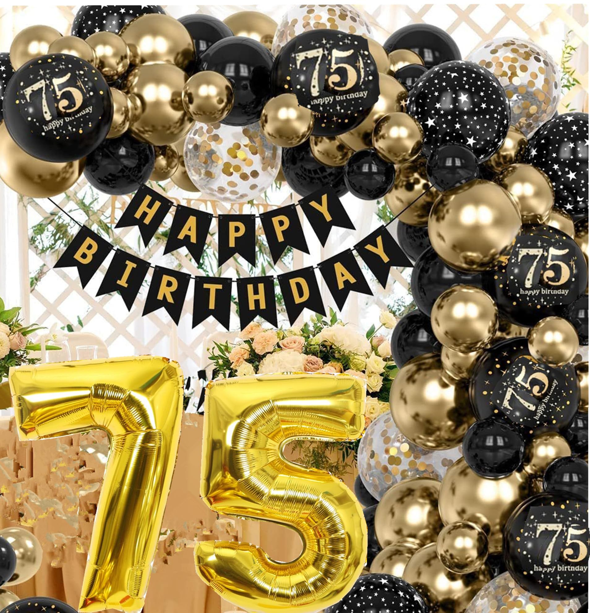 Elegant 75th Birthday Party Ideas 70th Birthday Decorations Sold On