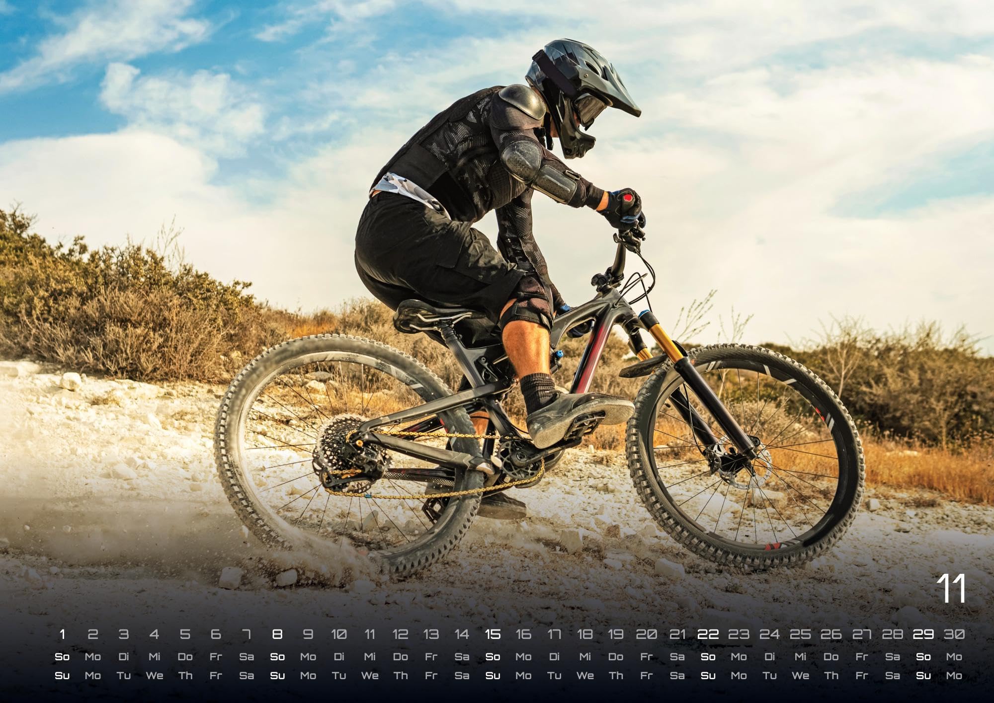 MTB | Mountainbike - 2026 - Kalender DIN A3: Der Wandkalender mit den schönsten Motiven für alle Fahrrad / Bike Freaks für das Jahr 2026 im Format DIN A3 (ca. 42 x 30 cm)!