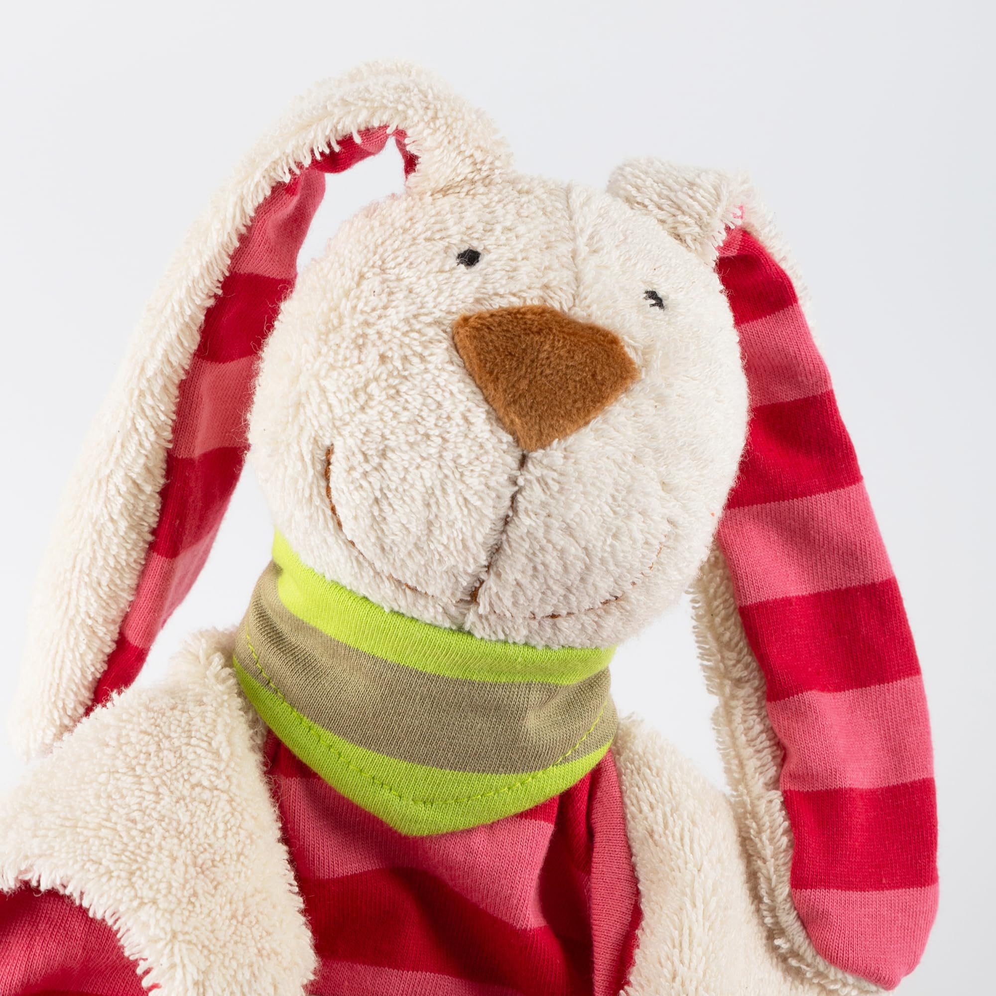 SIGIKID Schnuffeltuch Hase pink Baby Schmusetuch - Spielzeug Stofftier Kuscheltier – Stofftuch für Neugeborene - Plüschtier zum Trösten für Babys und Kleinkinder ab Geburt geeignet