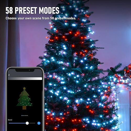 Miniatura 3 de Smart Outdoor Christmas Decorations, Custom & Preset Modes, Set of 4 18" 40 LED RGB Spiral Christmas Tree Path Finder Stake Lights, APP Control