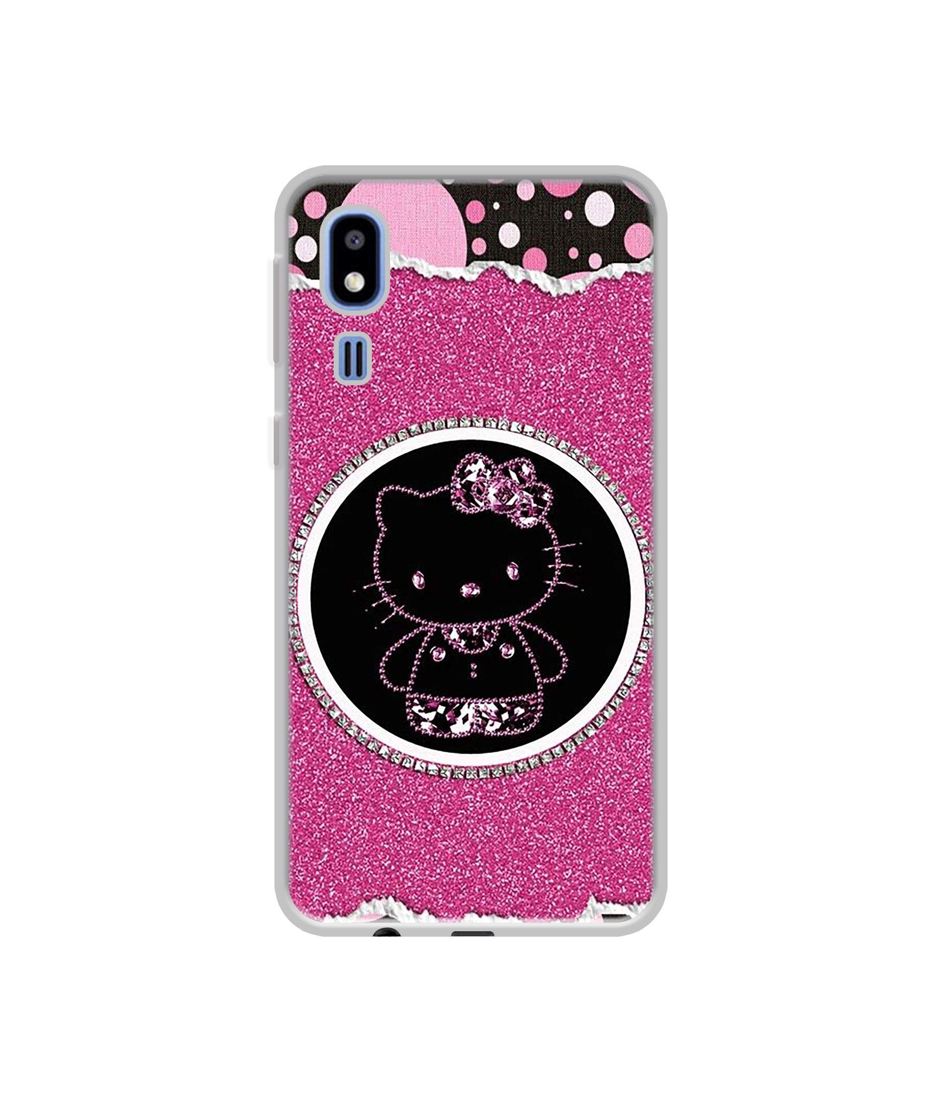 Amazon Brand - Solimo Designer Kitty with Glitter UV Printed Soft Back Case Mobile Cover for Samsung Galaxy A2 Core (B08569PPTS) Amazon Price History, Amazon Price Tracker