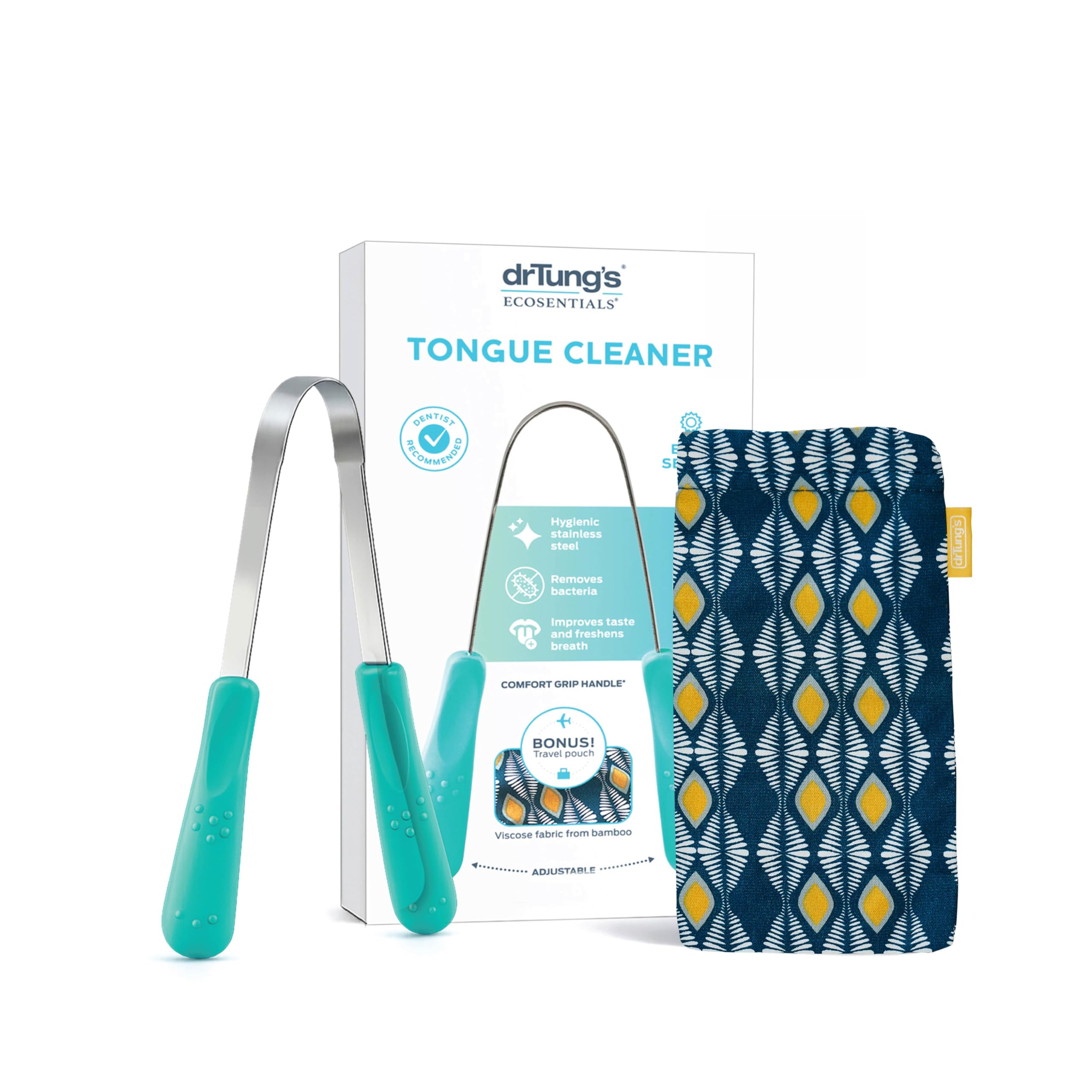Dr. Tung's Tongue Cleaner, Stainless Steel (colors may vary)-picture-13