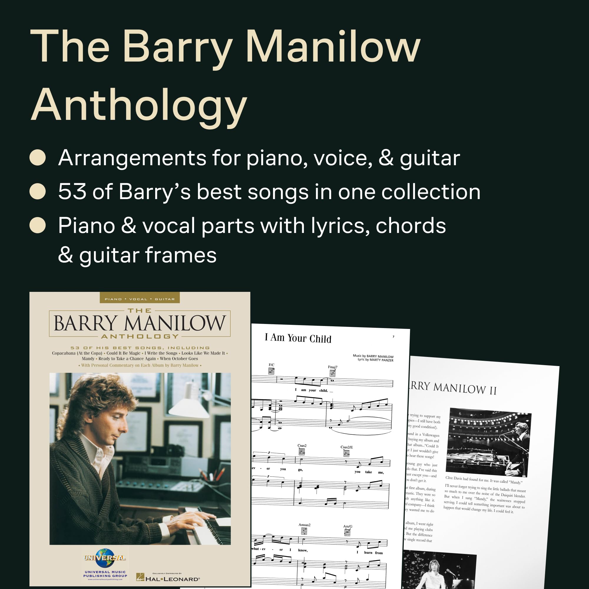 The Barry Manilow Anthology Pvg