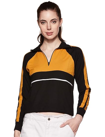 Women's Blended Mock Neck Sweatshirt