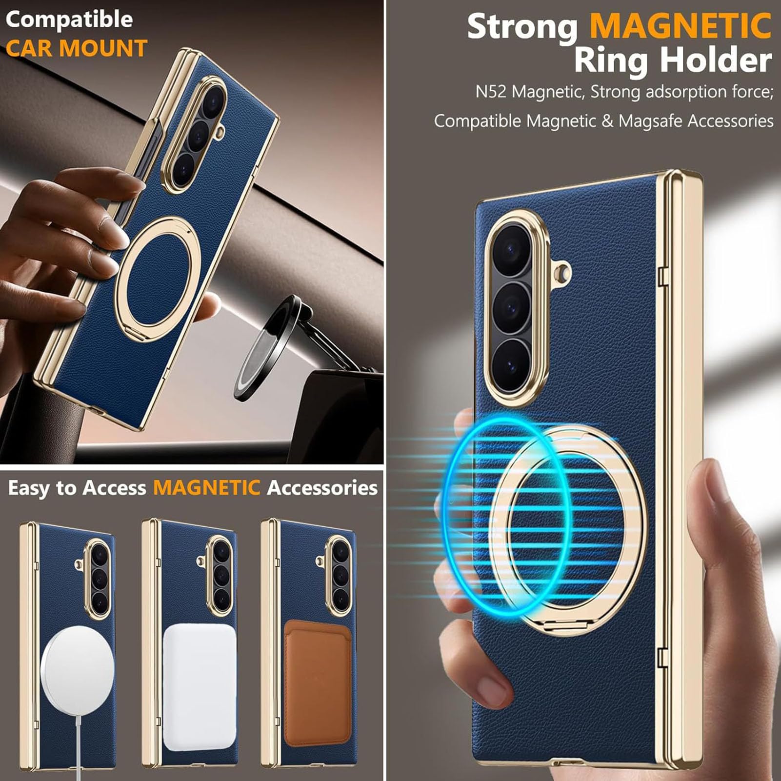 Chapada Funda Para Samsung Galaxy Z Fold 8 Ultra, Bisagra Antigolpes