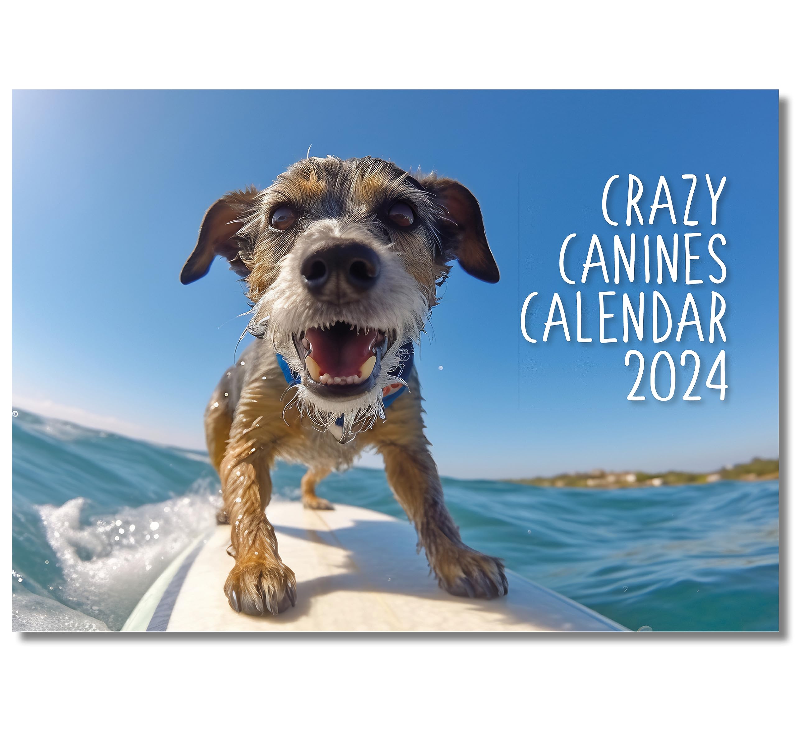 Buy A4 Crazy Cannines 2024 UK. One Month to View. UK, Scotland, RoI & N  Ireland Bank Holidays. Wall by Absolutely Yours. Online at desertcartCyprus