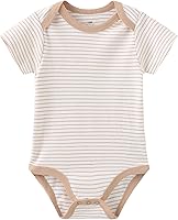 Vista 6 de Conjunto de canastilla para bebé, 9 piezas, conjunto de mamelucos y pantalones, conjunto de regalo unisex para bebé