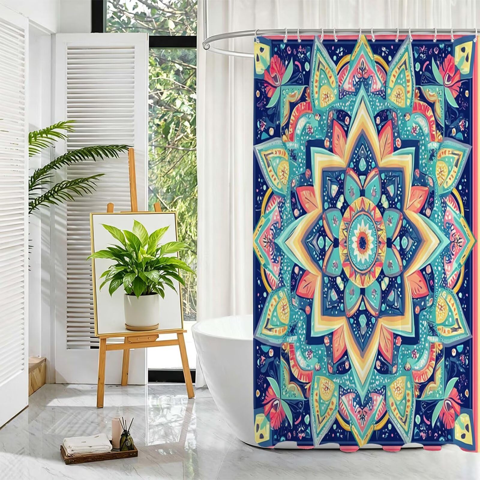 Duschvorhang Grün, Duschvorhang 150x180cm L-31