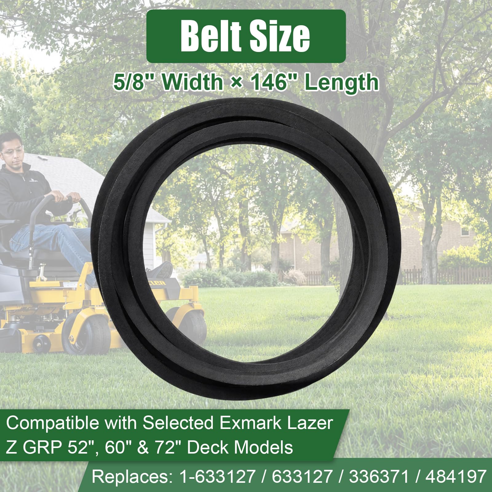 Amazon.com : 1-633127 Deck Belt 5/8