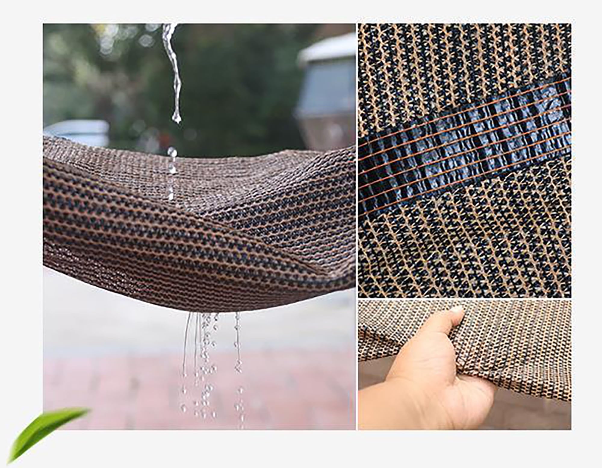 Tenda da Sole per Esterno, HDPE Rete ombreggiante 95