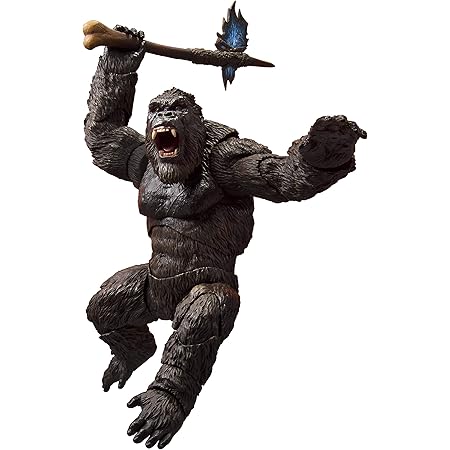 S.H.モンスターアーツ KONG FROM GODZILLA VS. KONG(2021) 約145mm PVC&ABS製 塗装済み可動フィギュア