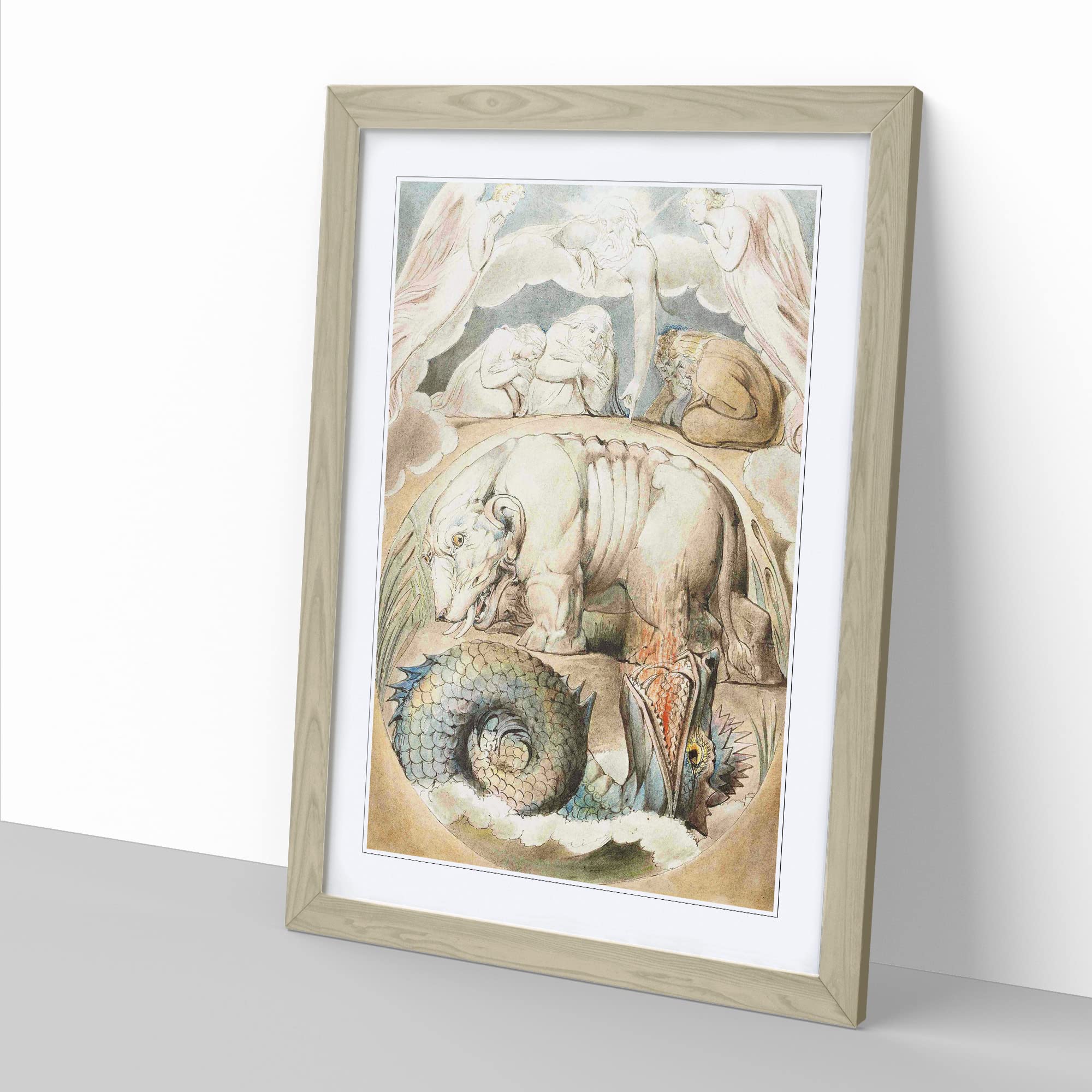 William Blake Waterboard Classic Painting Framed Wall Art Print - Image 3