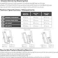 Vista 2 de Truform Media de talla grande Donner, ayuda a aplicar calcetines de compresión de talla 2XL o 3XL