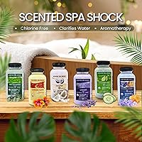 Vista 7 de Lavender Aromatherapy Spa Shock para jacuzzis y spas Tratamiento de choque oxidante sin cloro para jacuzzis Compatible con tabletas de bromo