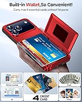 Vista 44 de LeYi Funda para iPhone XR: con protector de pantalla X2 + 2 funda para cámara [compatible con MagSafe] Funda protectora magnética i iphoneXR