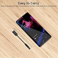 Vista 7 de TITACUTE Adaptador de auriculares USB tipo C a conector de audio de 0.138 in para Samsung S22 S21 S20 FE Galaxy Z Flip 3 Fold Note 20 estéreo Dongle