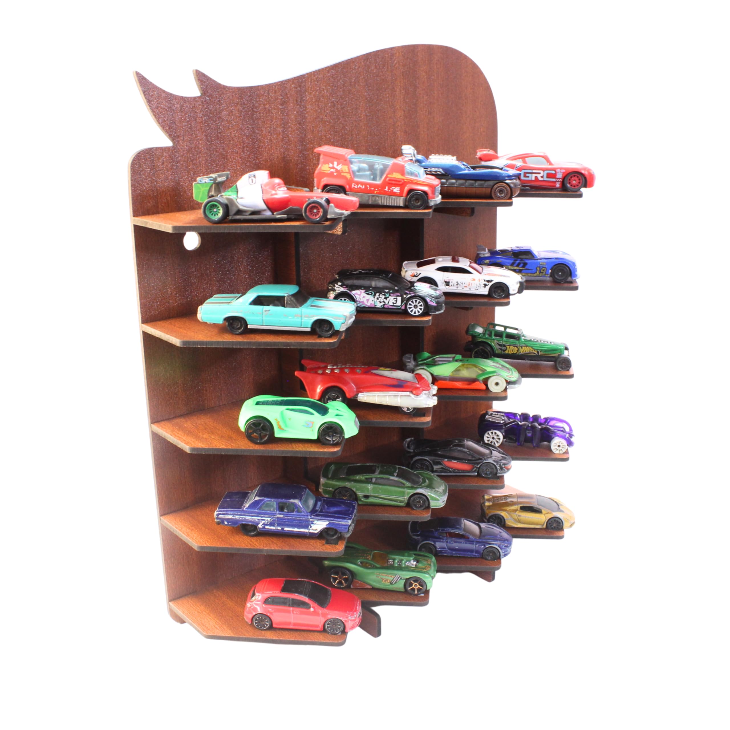 IGNITE CRAFTS Hotwheels Display Case for Cars – Gift for Boys