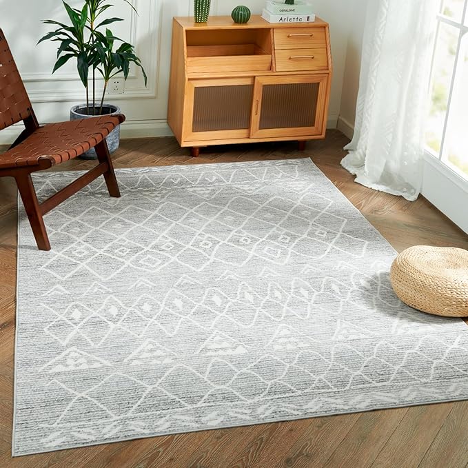 jinchan Area Rug 6x9 Moroccan Rug Washable Rug Modern