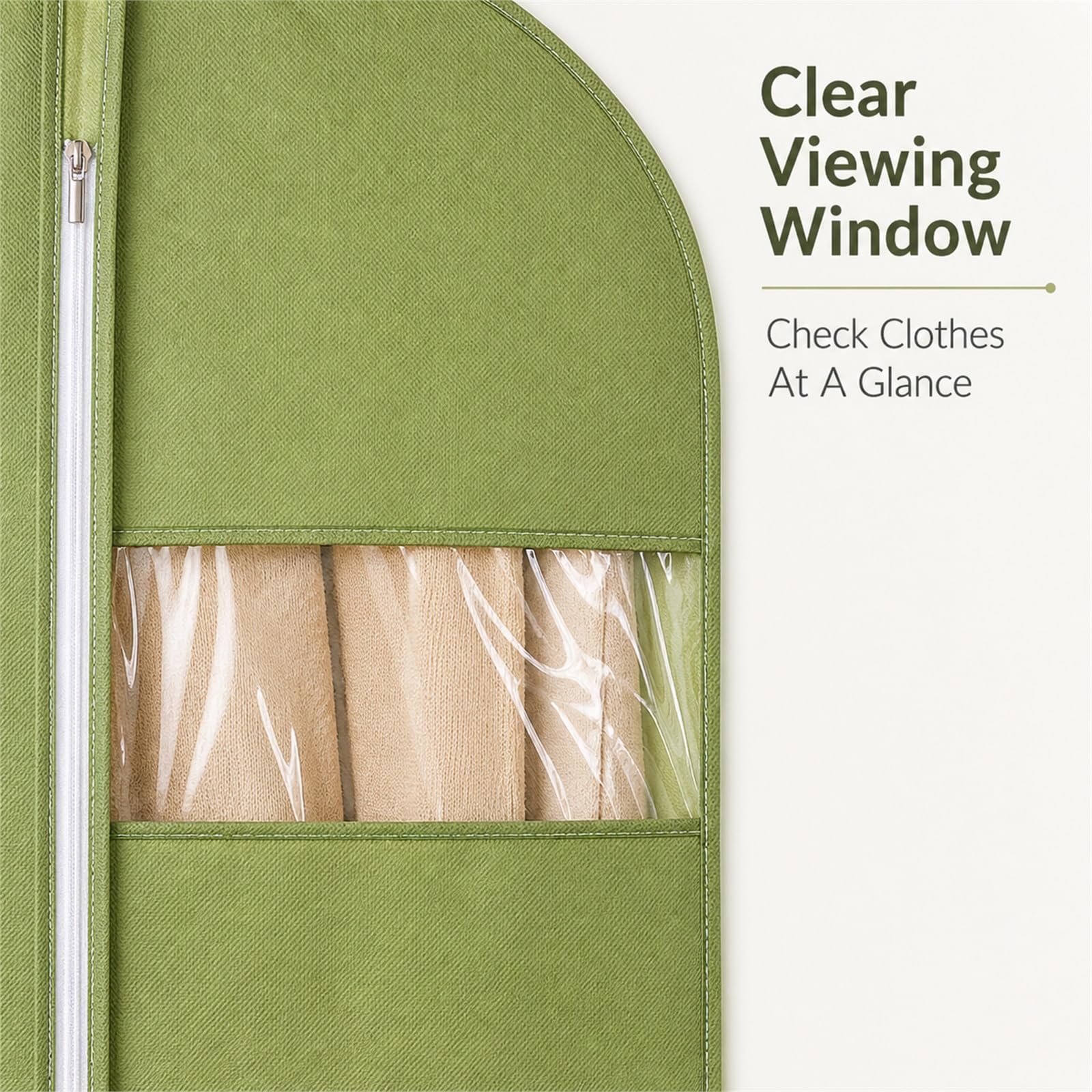 Fundas Ropa Antipolvo para Trajes,Transpirable Bolsas de Ropa Fundas con Cremallera,Cremallera Cubiertas de la Ropa,Humedad,Transpirables,para Vestidos Largos,Vestido de Novia