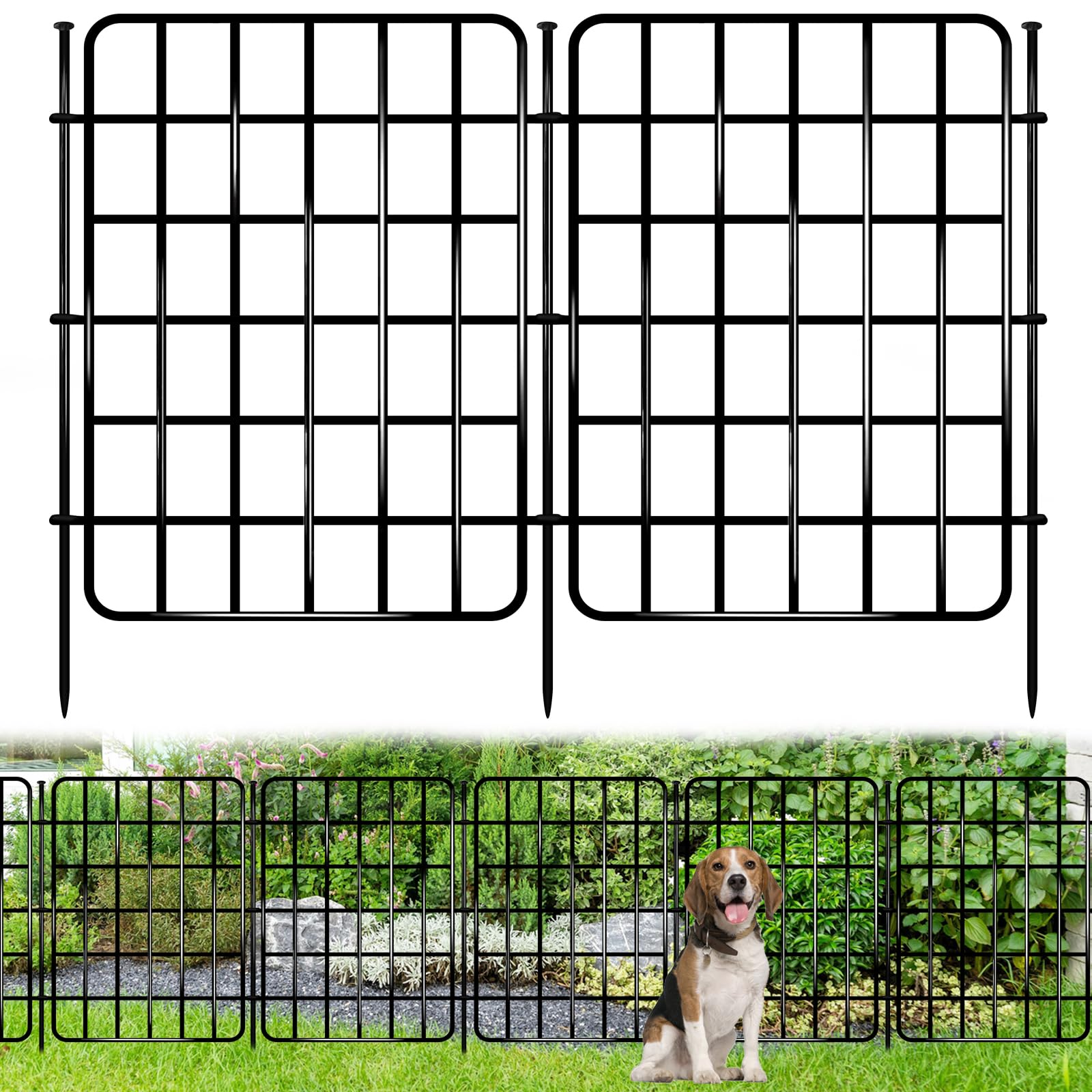 NANYEZH 28-Panel Garden Fence