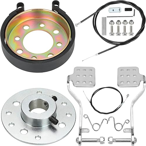 GREHUA Cable de freno trasero de 4 pulgadas, cable de freno de 4 pulgadas, pedales de acelerador de 71 pulgadas, adaptador de buje de piñón de cable