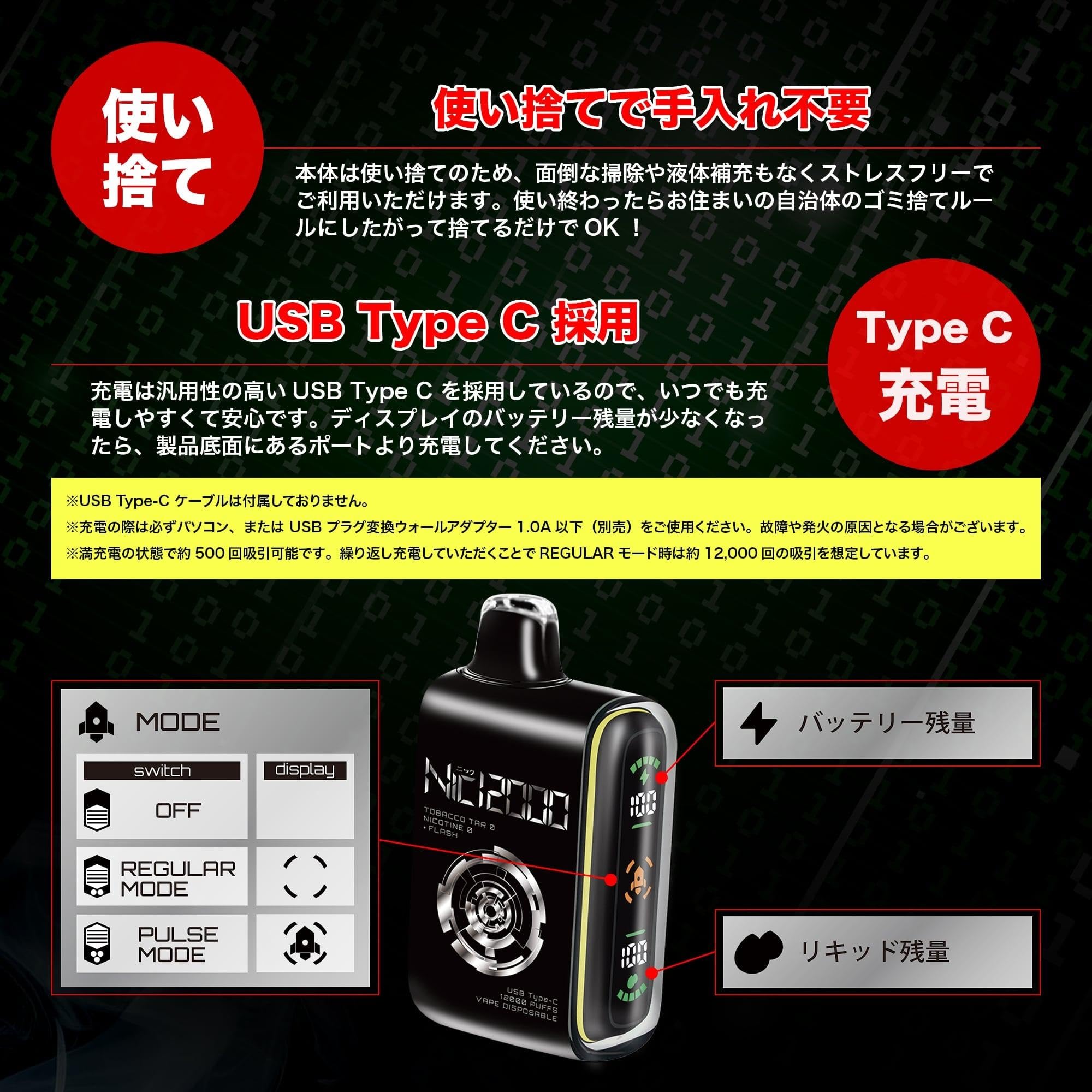 Amazon | NIC CHARGE Nic12000 Nic 12000 ニック12000 ニックチャージ