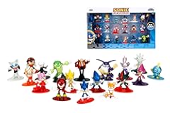 Sonic The Hedgehog 1&period;65" 18-Pack Die-Cast Figures&comma; Toys for Kids and Adults
