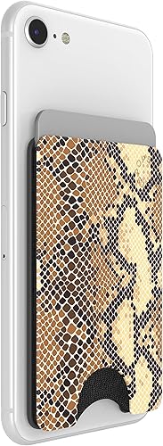 Miniatura 4 de PopSockets PopWallet Agarre para teléfono y billetera para tarjetas, extraíble, Python Chic