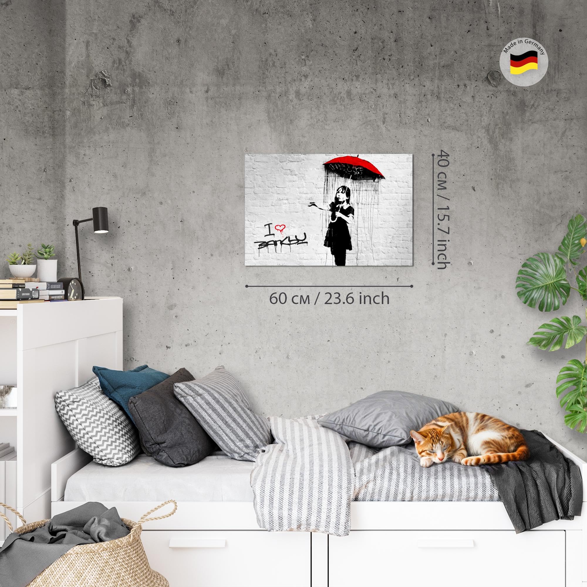 Quadro su tela, Banksy Arte di strada Graffiti - Leroy Merlin