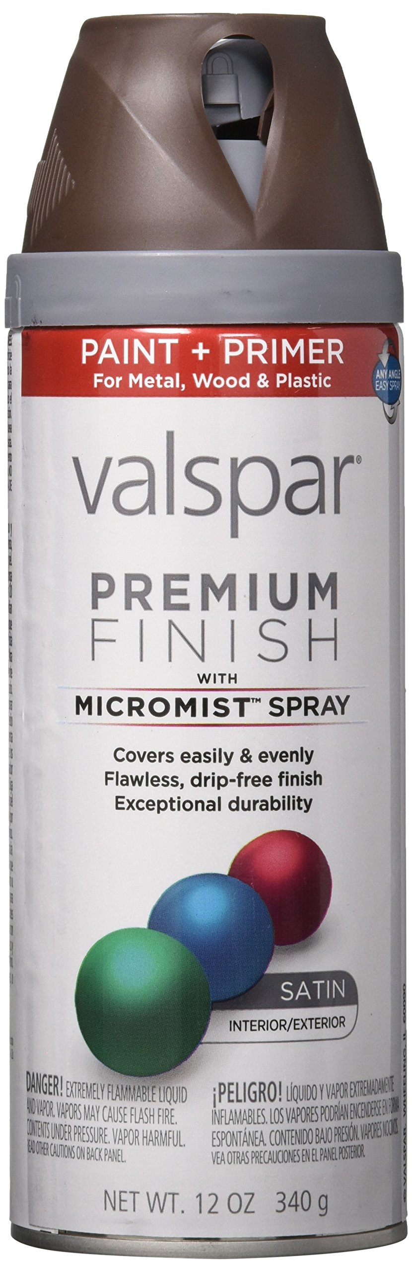 Buy Valspar 41085044 SP MultiSurface Enamel Spray Paint, 12 Oz