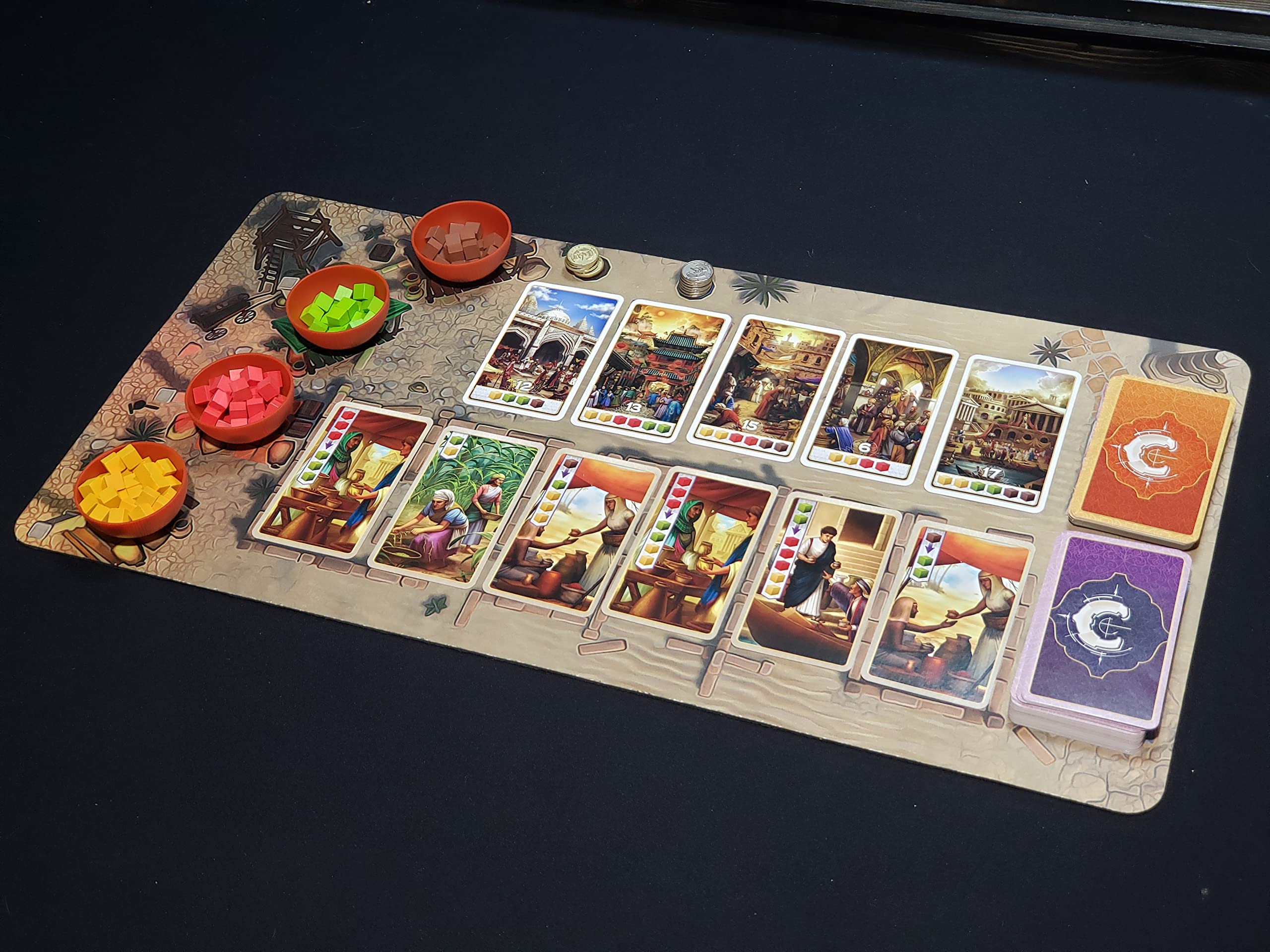 Playmat for Century: Spice Road Neoprene, Fan Made Artwork : Toys & Games