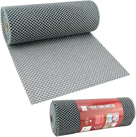 Rolo 30cmx460cm Forro Gavetas Armário Cozinha Antiderrapante