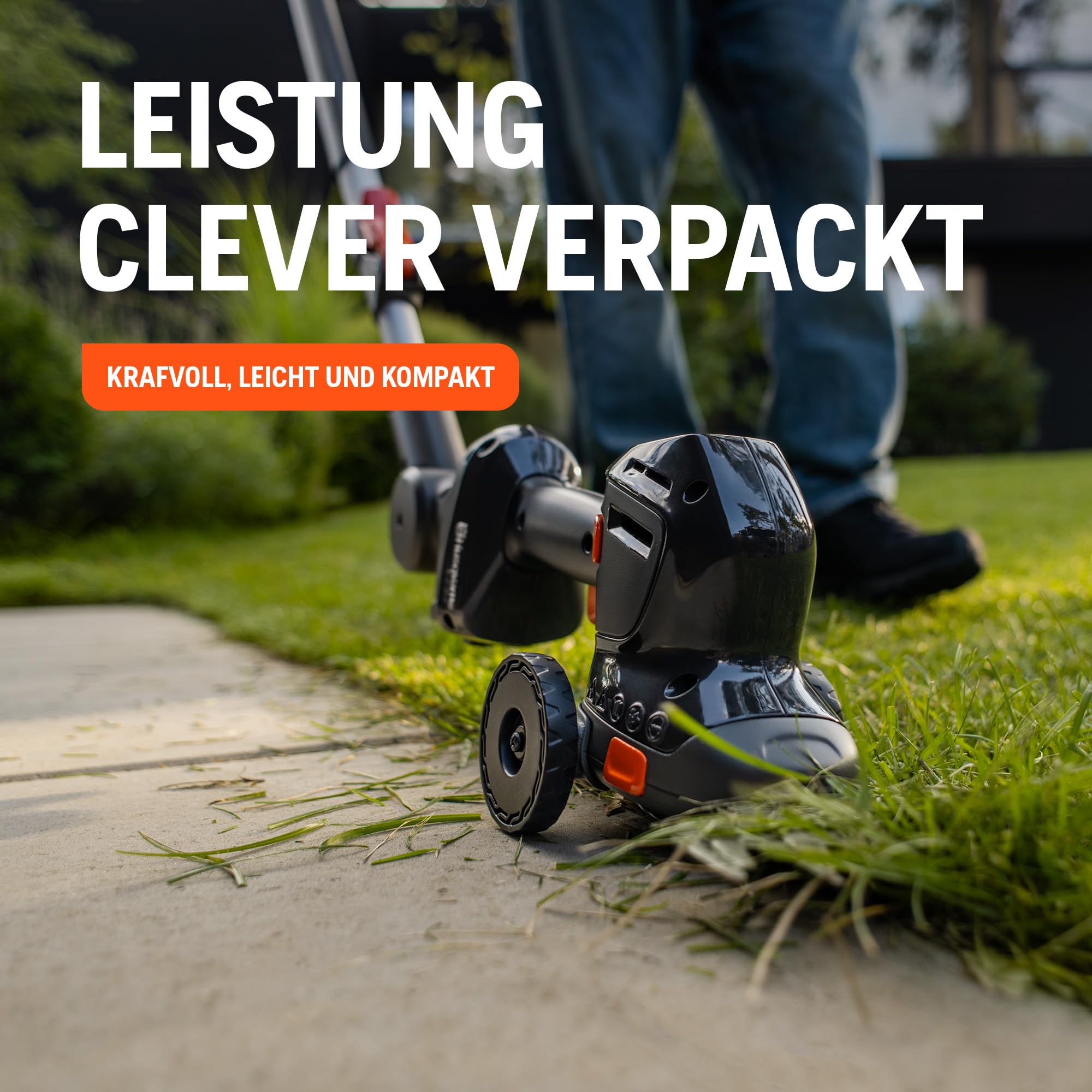 Husqvarna Aspire Akku Gras- und Strauchschere S20-P4A mit Verlängerung, Strauch- und Grasscherenmesser, 18V (inkl. Verlängerung - ohne Akku & Ladegerät)