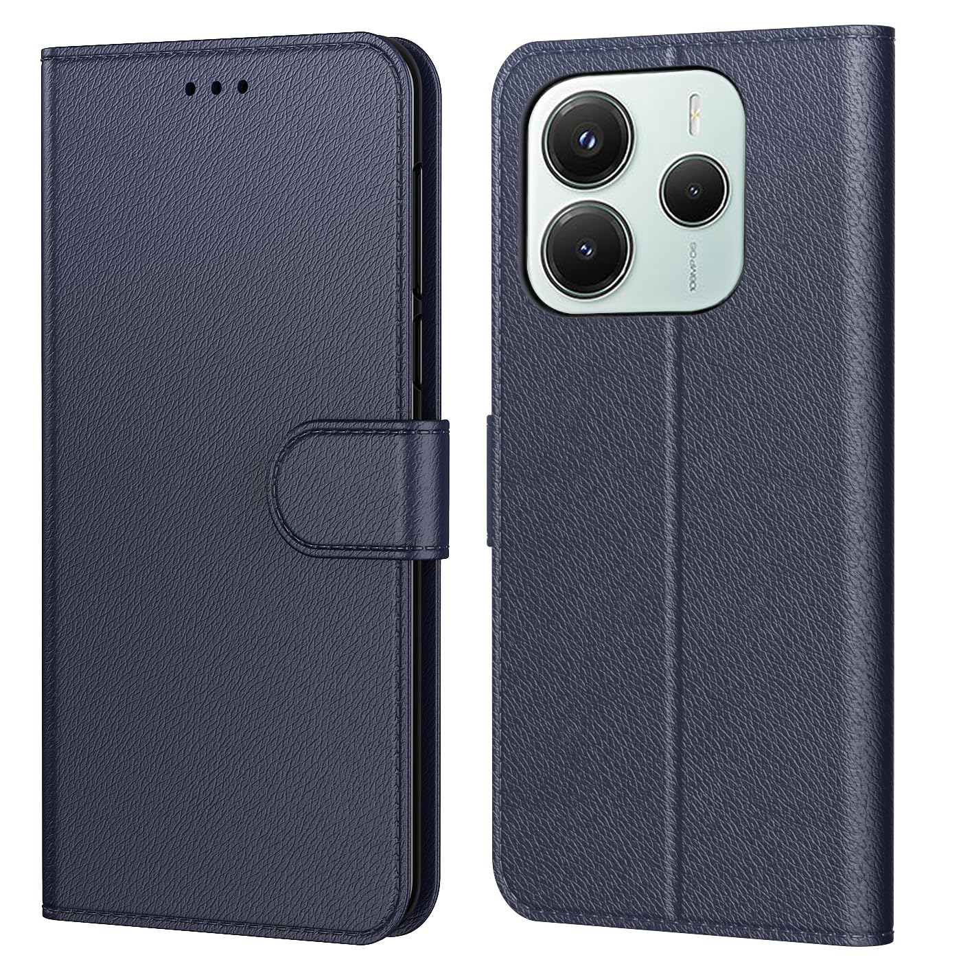 Tenphone Coque pour Xiaomi Redmi Note 14 4G (Pas pour 5G) en Cuir PU Premium | Housse Etui Multi-Carte, Pochette Fermeture Magnétique, Protection Anti-Choc Compatible avec (Vert, Redmi Note 14 4G