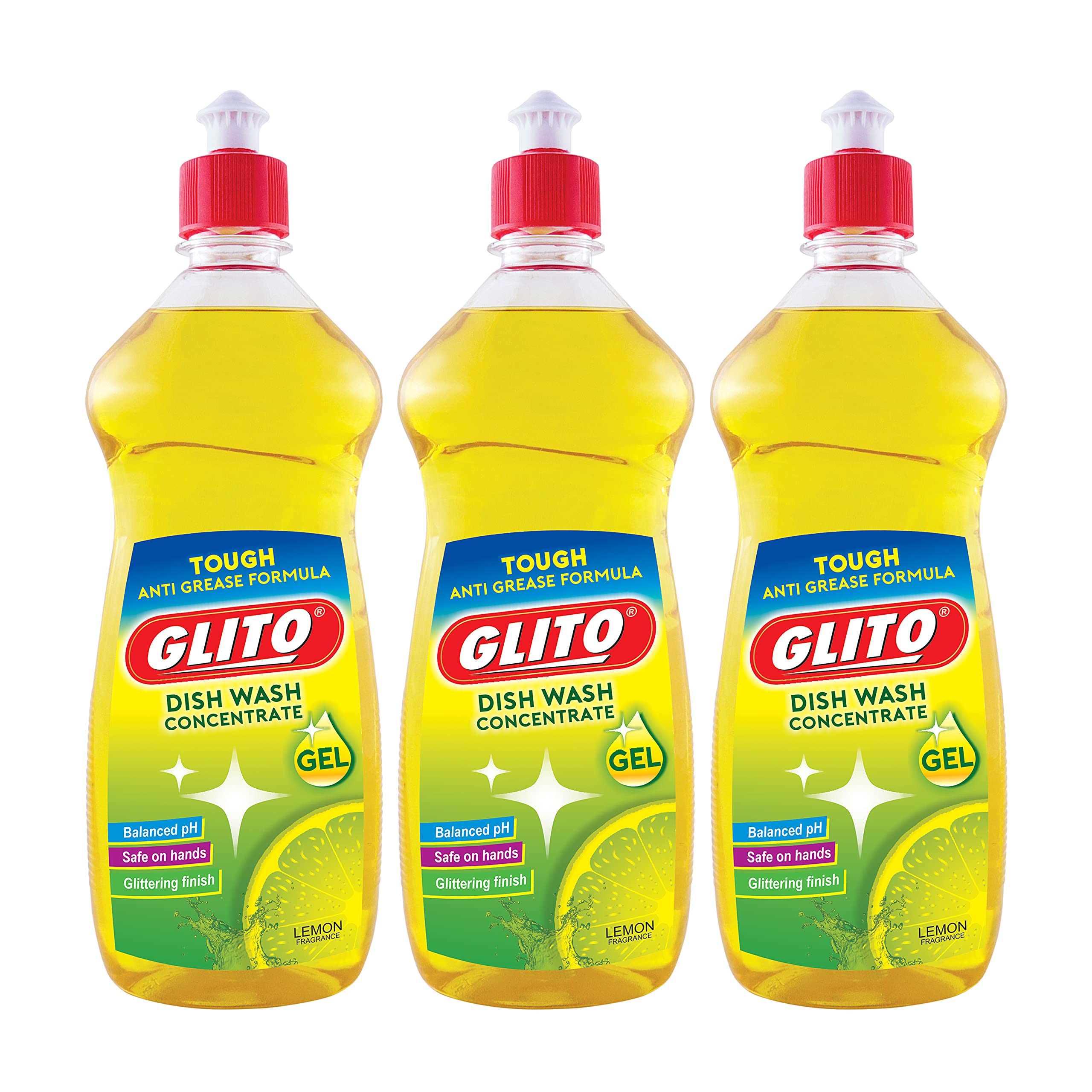 Glito Lime Fresh: Ultra-Concentrated Dishwash Liquid - Zesty Cleaning Power, Refreshing Lime Scent - 500 ml (Pack of 3) (B08979856V) Amazon Price History, Amazon Price Tracker