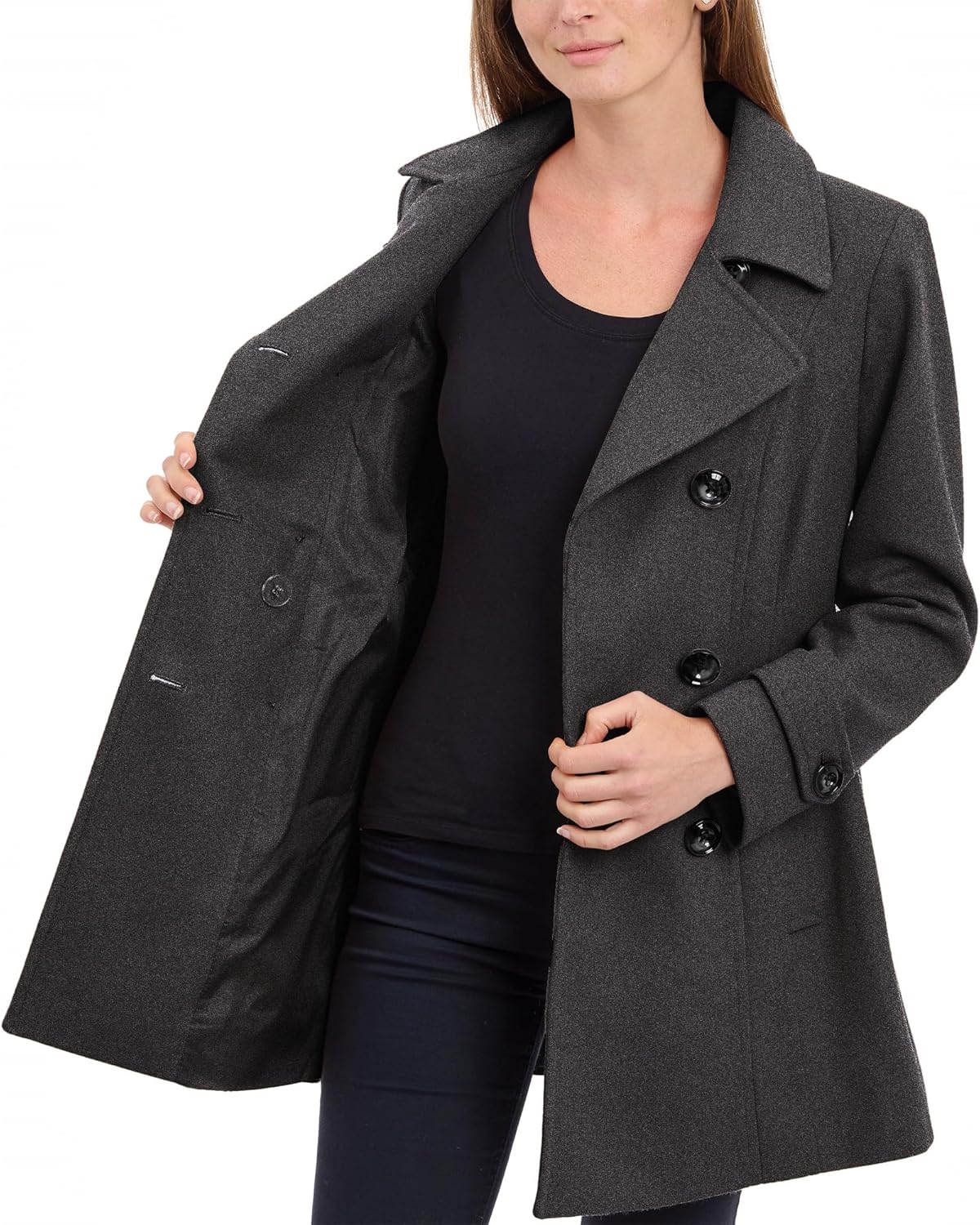 Timeless Style: Anne Klein Classic Wool Coat