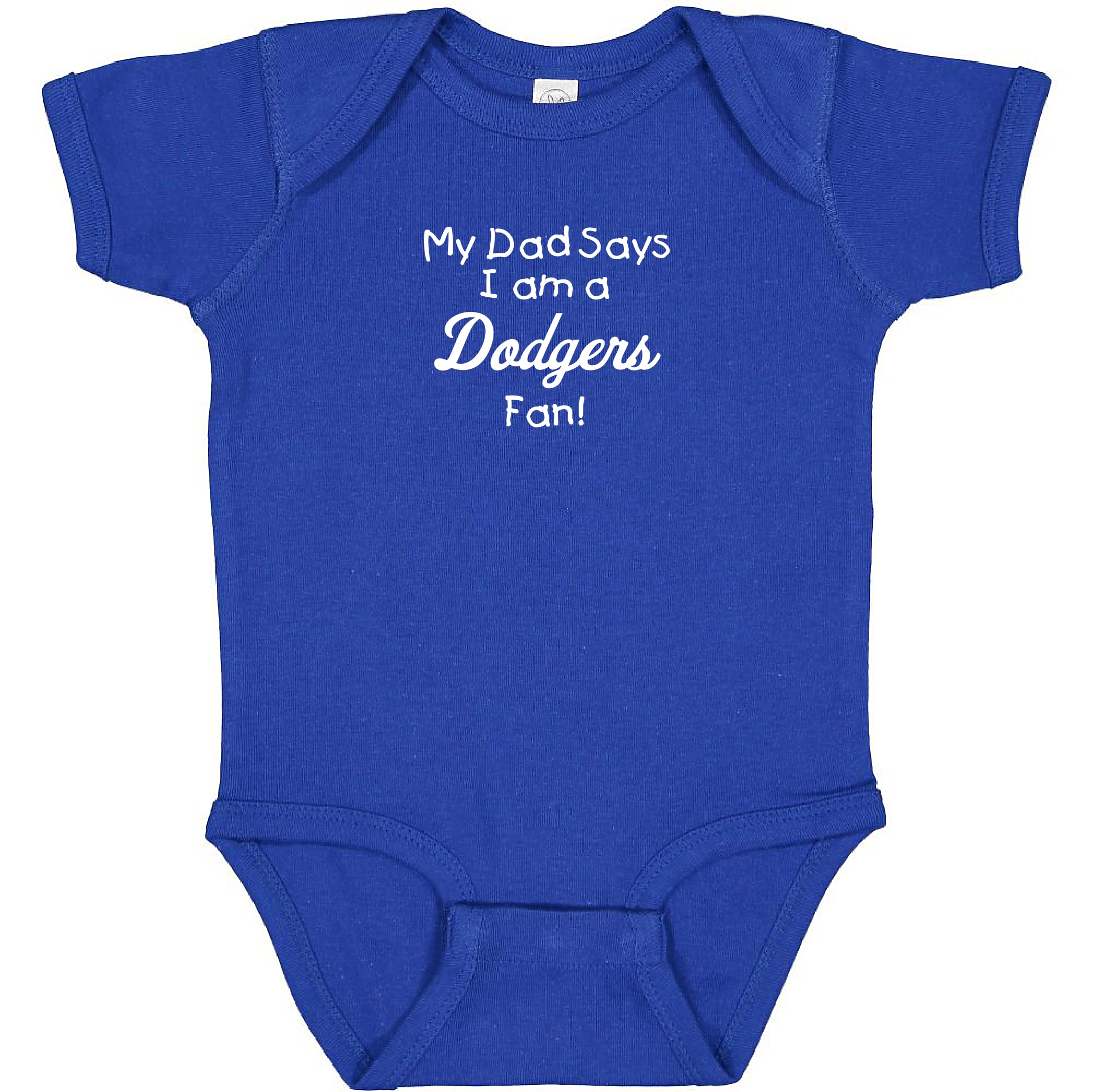 Cute My Dad Says I am a Baseball Fan Baby Bodysuit