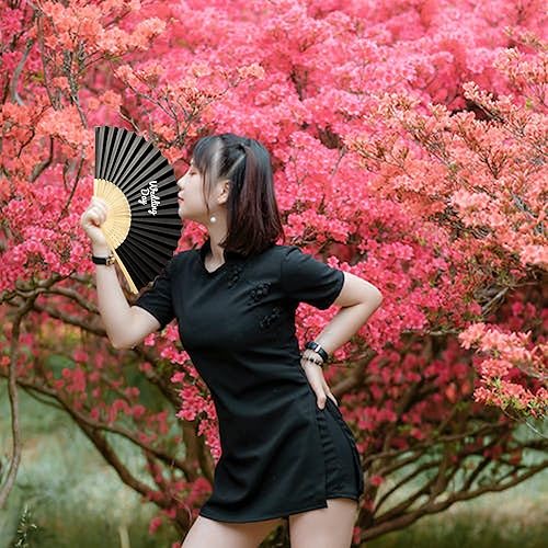 Miniatura 4 de Ventilador de papel plegable personalizable, suministros de recuerdo de fiesta personalizados a granel para bodas, bailes, cumpleaños, regalos