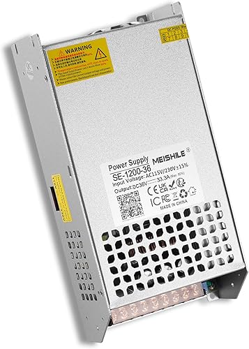 MEISHILE Adaptador de fuente de alimentación conmutada de 36 V 22.2 A 800 W, convertidor de transformador de CA a CC para lámpara de tira de luz de