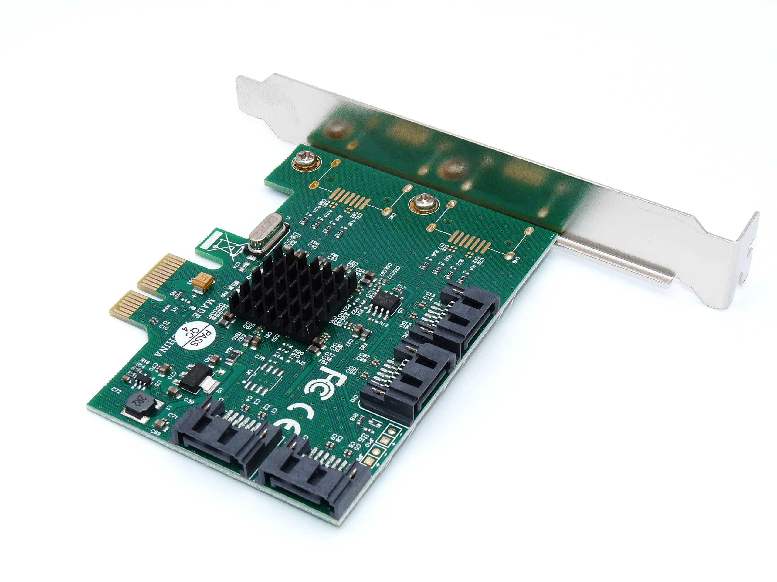 Scheda Controller PCI Express 4 Porte SATA III - Chipset Marvell 88SE9230, Supporto RAID 0,1,10 - Foto 6