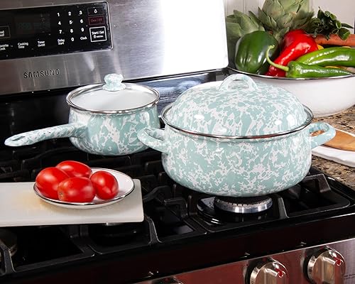 Miniatura 7 de Golden Rabbit Esmalte - Horno holandés de 4 cuartos (blanco sólido)