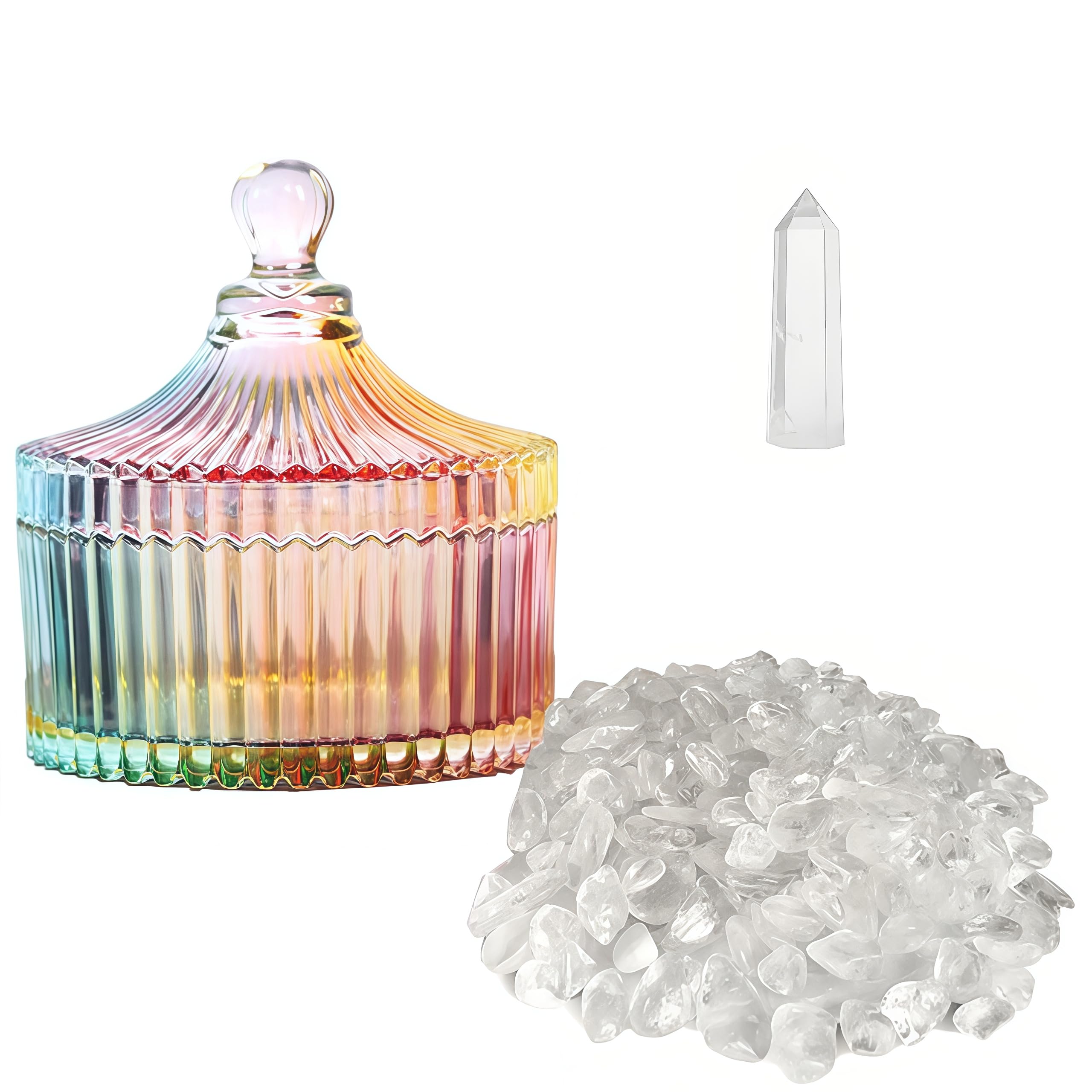 Amazon.co.jp: 天然石 水晶 さざれ石 300g 水晶ポイント原石