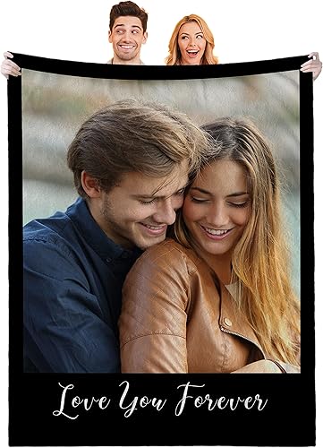 Regalos personalizados para novio, novia, regalo personalizado para marido y esposa, mantas personalizadas con imágenes, manta de fotos